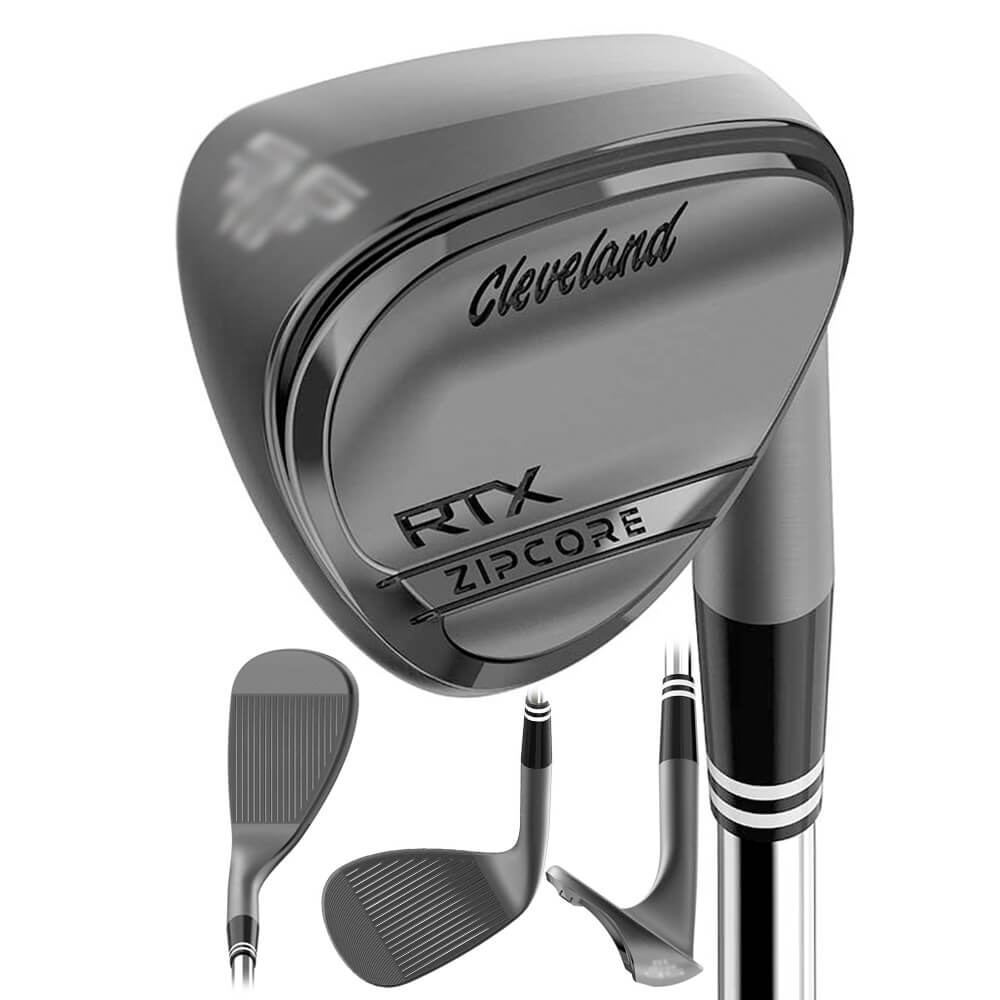 Cleveland RTX Zipcore Black Satin Wedge 2020 – Golfio