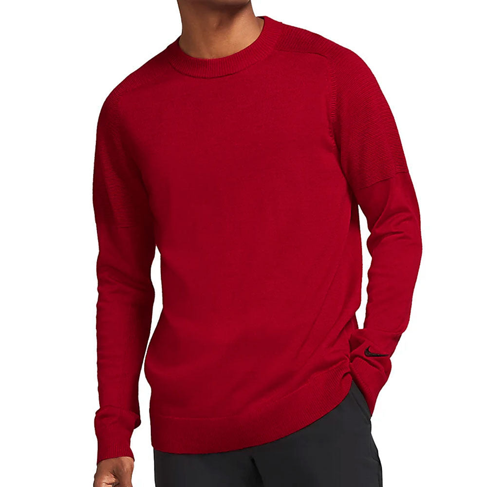 Nike Tiger Woods Knit Crew Golf Sweater Gym Red/Black - SP21