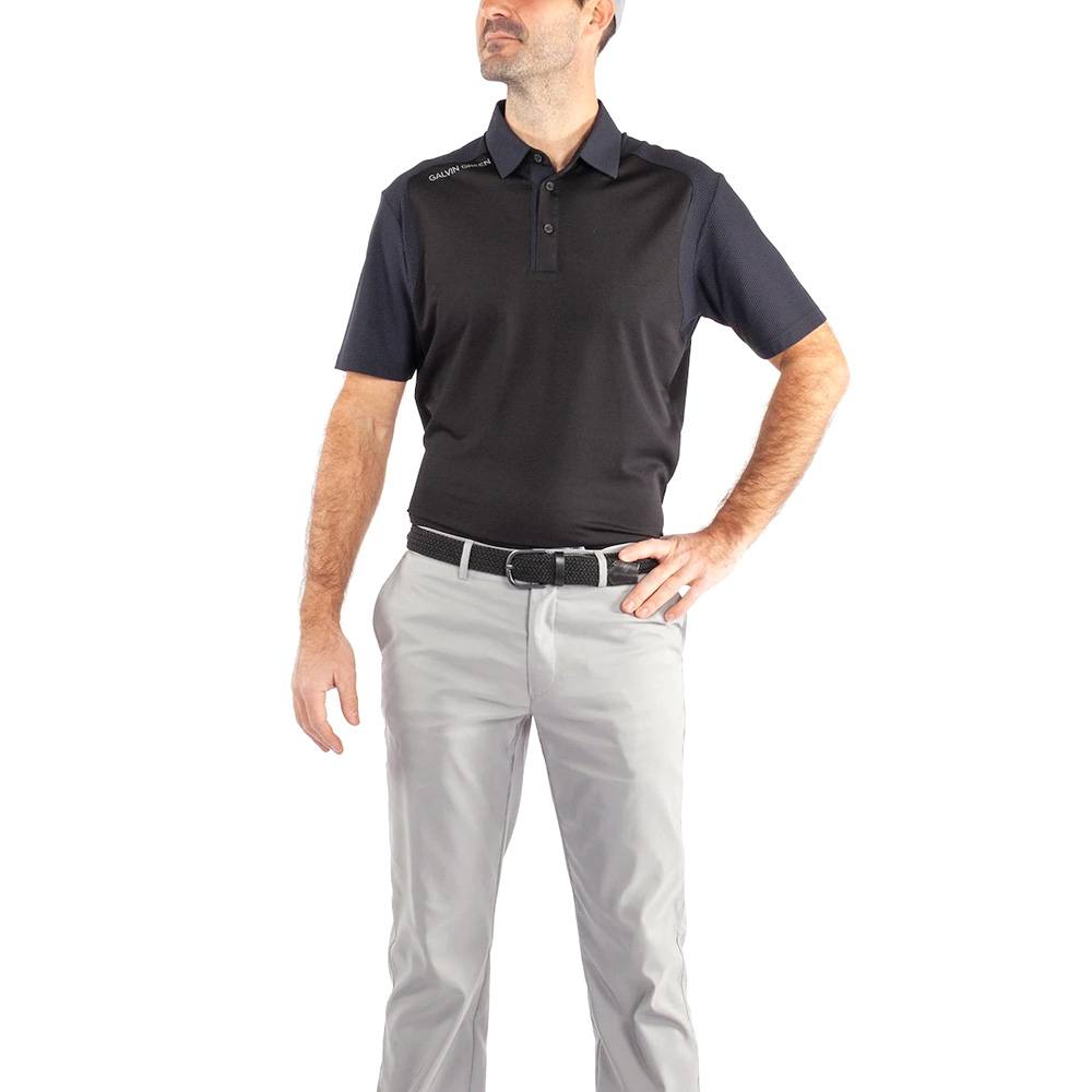 Galvin Green Massimo Ventil8 Plus Golf Polo Black - SS22