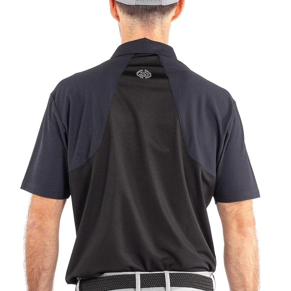 Galvin Green Massimo Ventil8 Plus Golf Polo Black - SS22