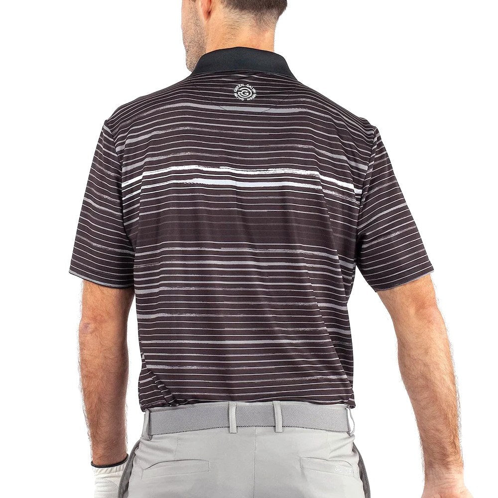 Galvin Green Morgan Ventil8 Plus Golf Polo Black/Sharkskin - SS22