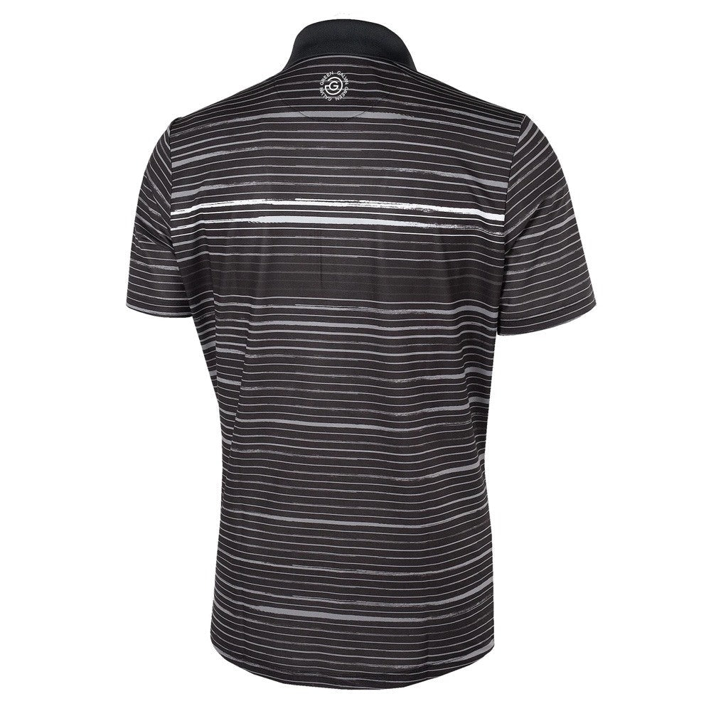 Galvin Green Morgan Ventil8 Plus Golf Polo Black/Sharkskin - SS22