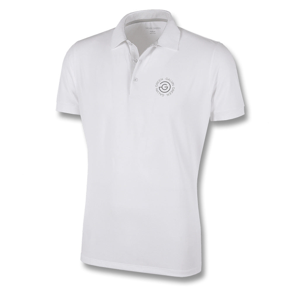 Galvin Green Max Tour Golf Polo White - FW22