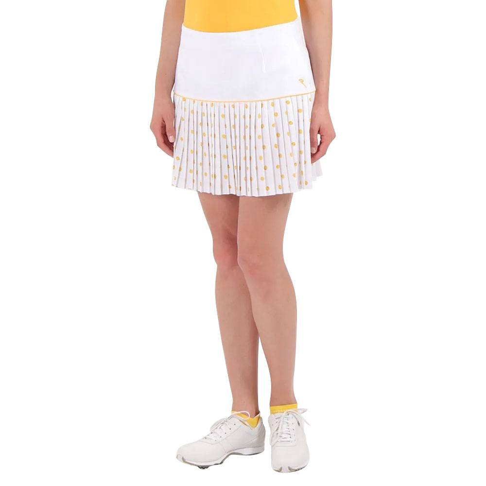 Chervo Jupon Golf Skirt Limoni White - SS22 Women