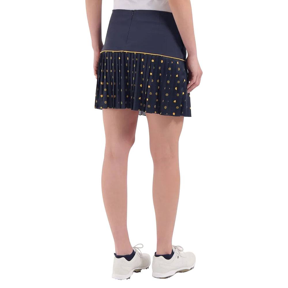 Chervo Jupon Golf Skirt Seed Print Navy - SS22 Women