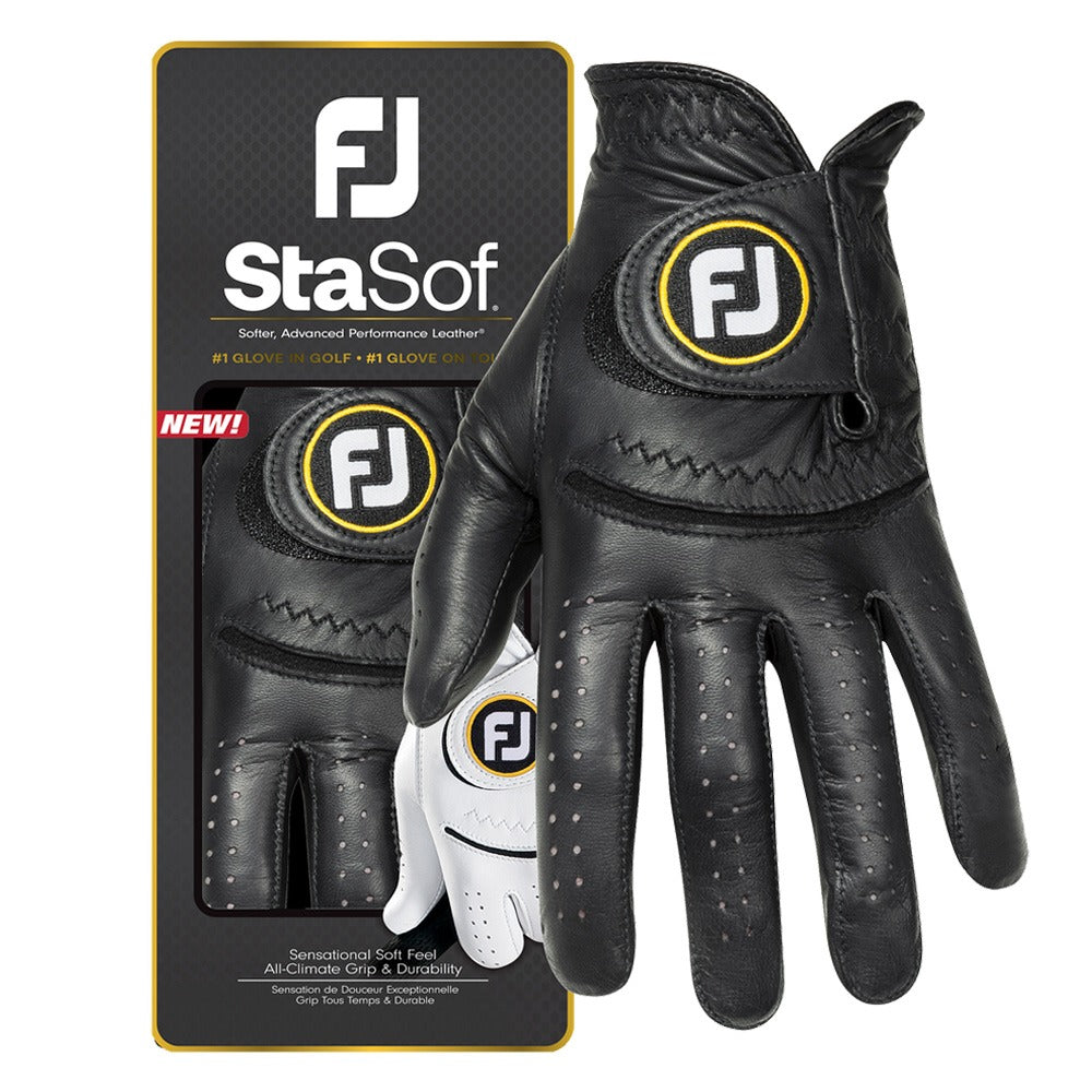 FootJoy StaSof Golf Glove Black - 23