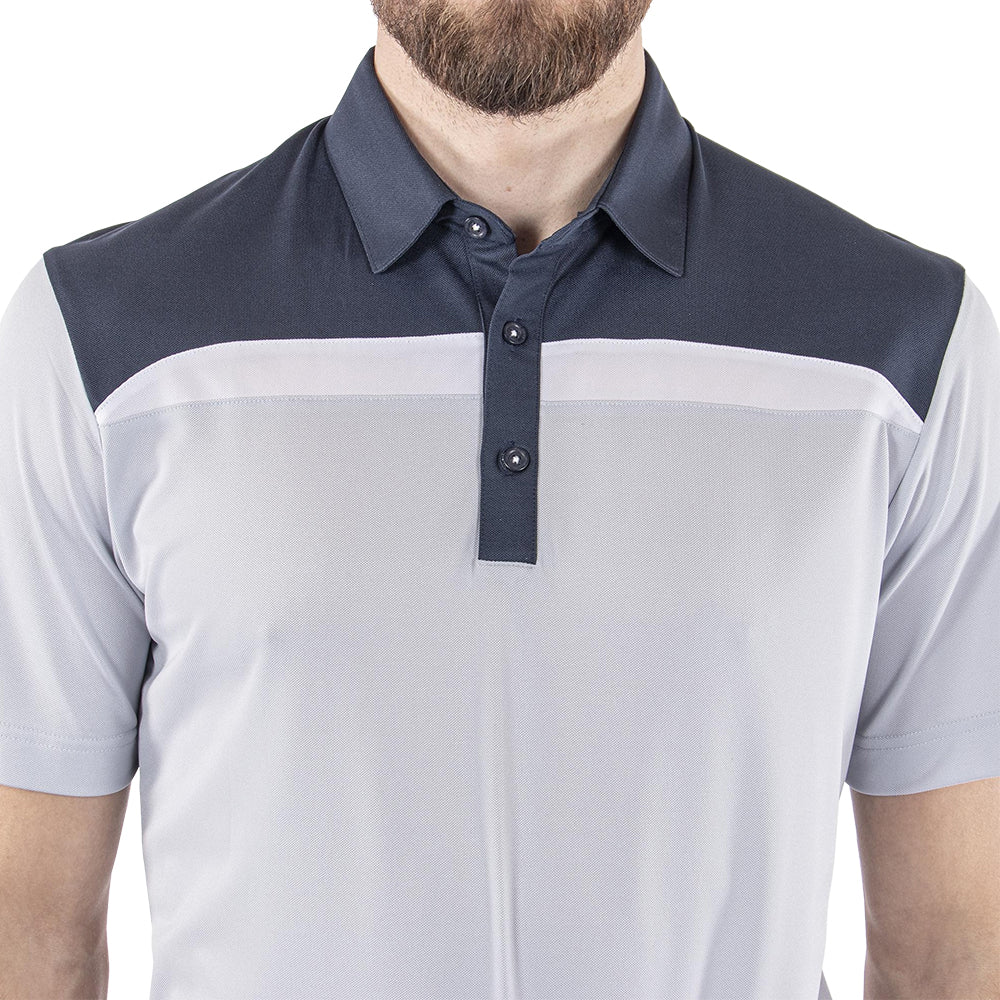 Galvin Green Mapping Ventil8 Plus Golf Polo Cool Gray/Navy/White - FW22