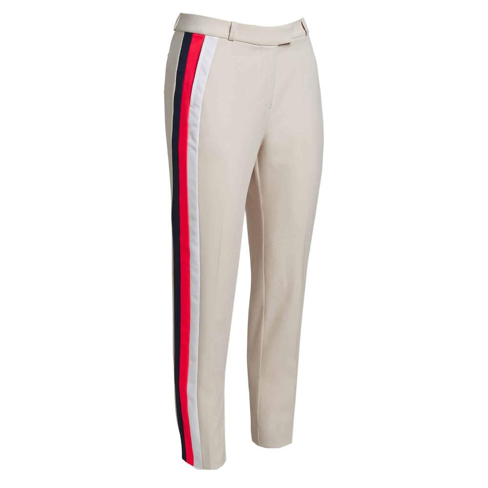 Kew Side Stripe Trousers - Navy, Red Stripe | Boden EU