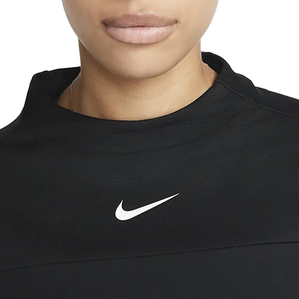 Nike Dri-FIT UV Advantage Crew Golf Mock Black/White - FW23 Women