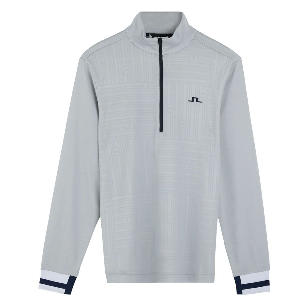 J.Lindeberg Danny Debossed Mid Layer Golf Pullover High Rise - SS23