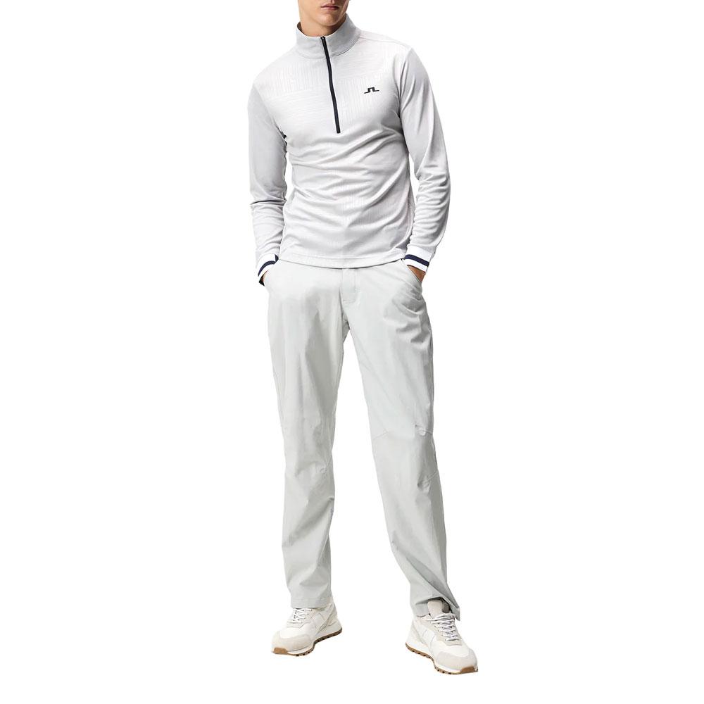 J.Lindeberg Danny Debossed Mid Layer Golf Pullover High Rise - SS23