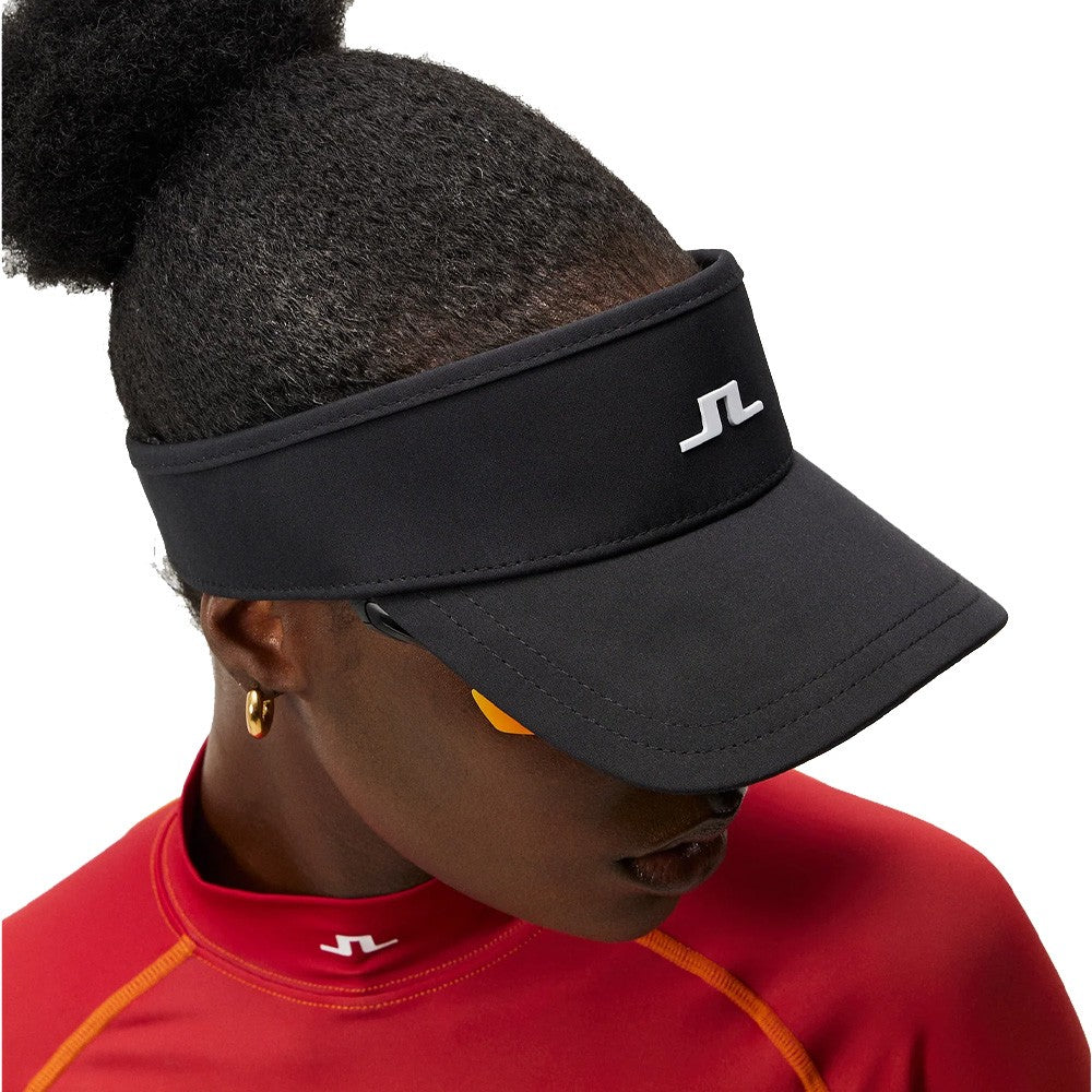 J.Lindeberg Yada Golf Visor Black - SS23 Women