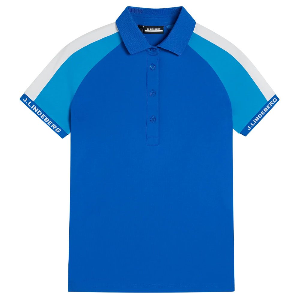 J.Lindeberg Perinne Golf Polo Lapis Blue - SS23 Women