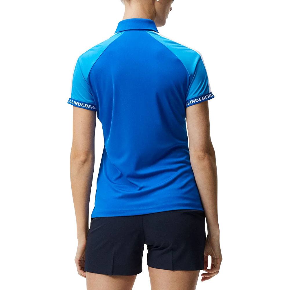 J.Lindeberg Perinne Golf Polo Lapis Blue - SS23 Women