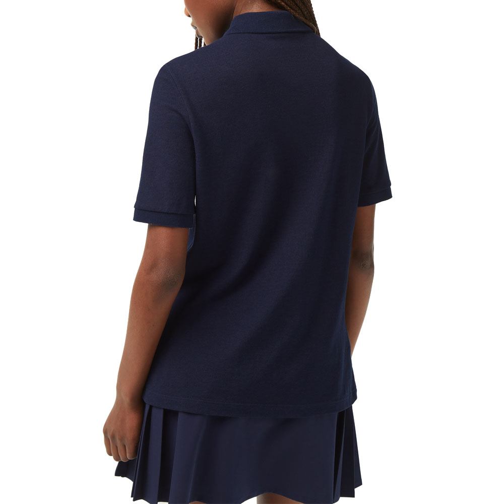 Lacoste Sport Slim Fit Organic Cotton Golf Polo Navy Blue - SS23 Women