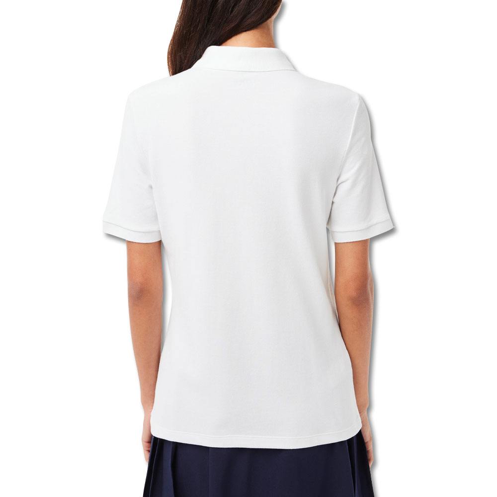 Lacoste Sport Slim Fit Organic Cotton Golf Polo White - SS23 Women