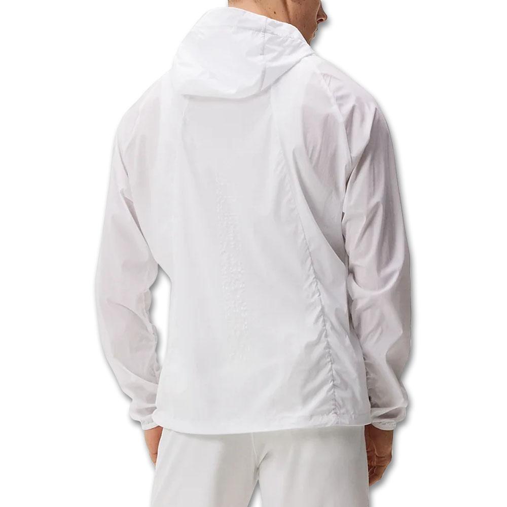 J.Lindeberg Arron Stretch Wind Hoodie Golf Jacket White - SS23