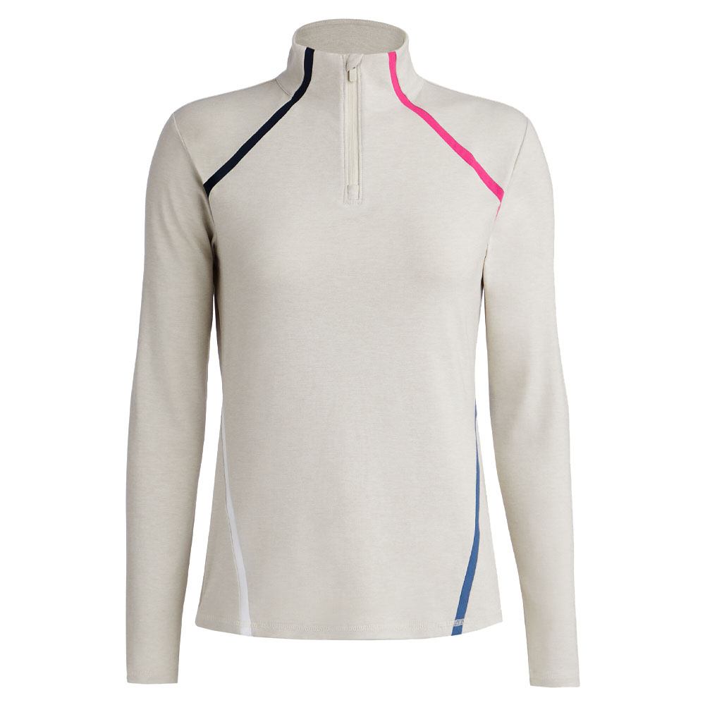 Gfore Colour Block Luxe Staple Quarter Zip Golf Pullover 2024 Women