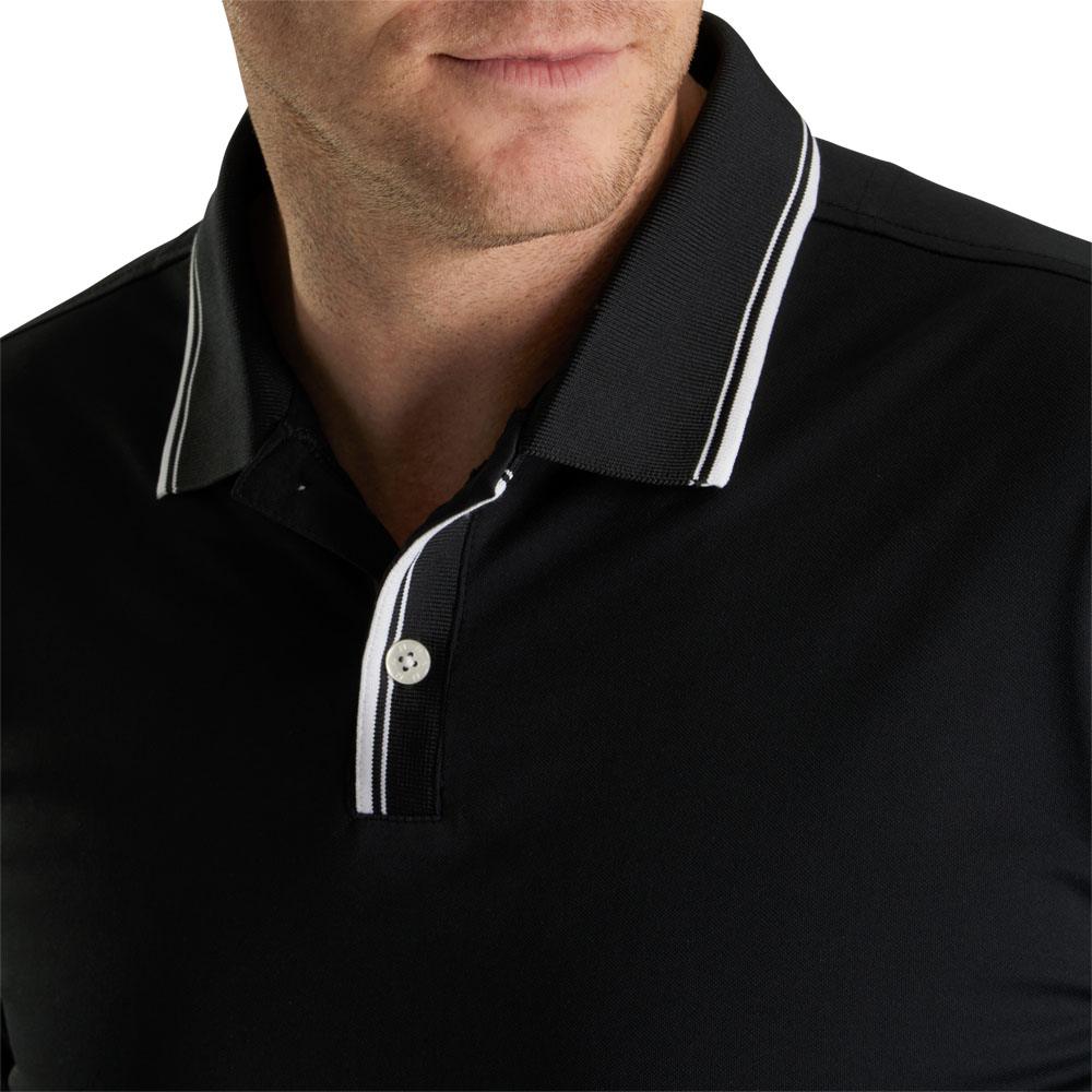 FootJoy Pique Sun Protection Knit Collar Golf Polo 2023