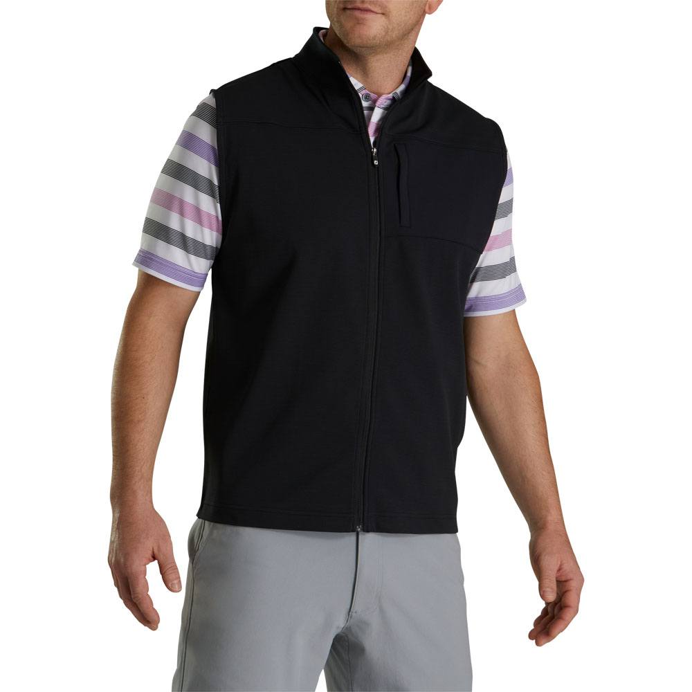 FootJoy Ottoman Knit Full Zip Golf Vest 2023