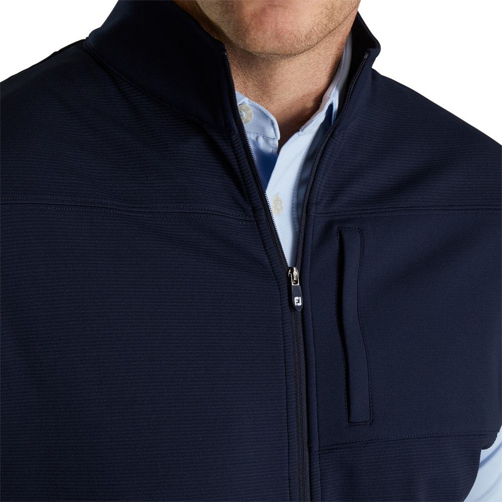 FootJoy Ottoman Knit Full Zip Golf Vest 2023