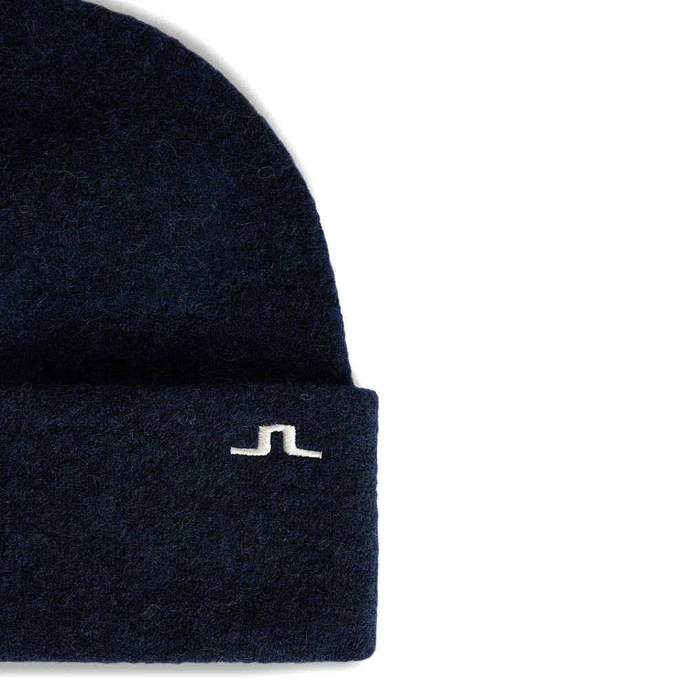 J.Lindeberg Kadie Alpaca Mix Golf Beanie JL Navy Melange - FW23