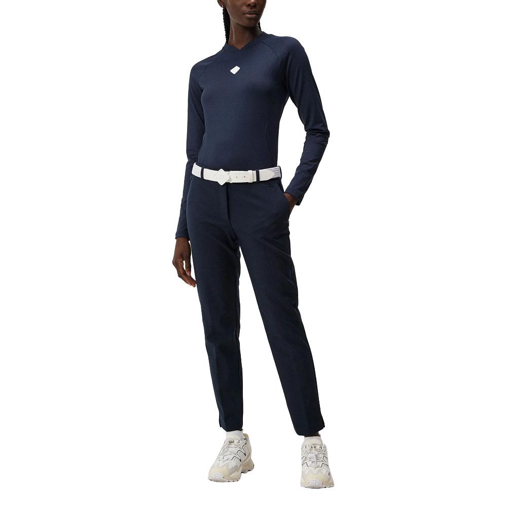 J.Lindeberg Lei Bonded Fleece Golf Pants JL Navy - FW23 Women