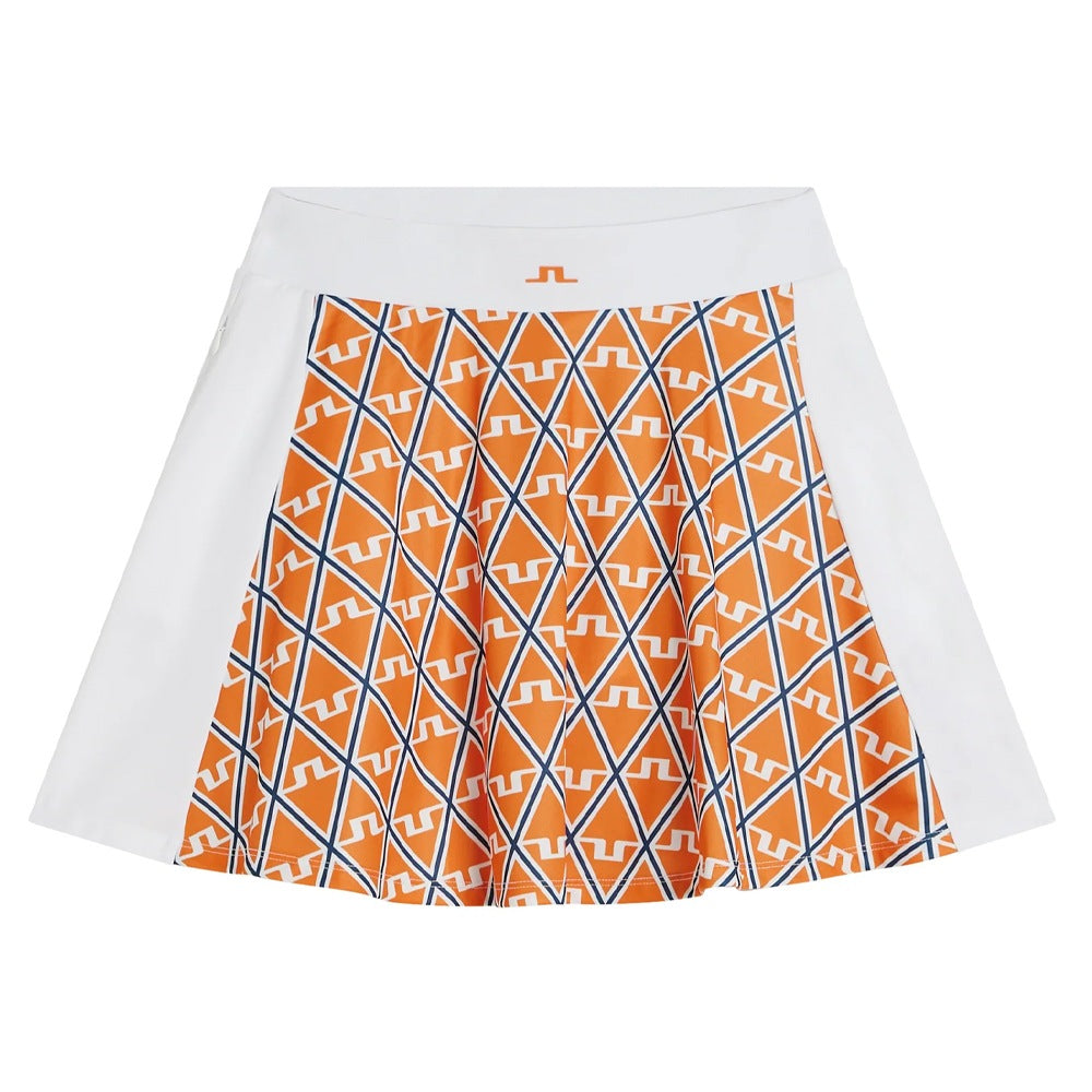 J.Lindeberg Jenny Print Golf Skirt Exuberance Diamond - FW23 Women