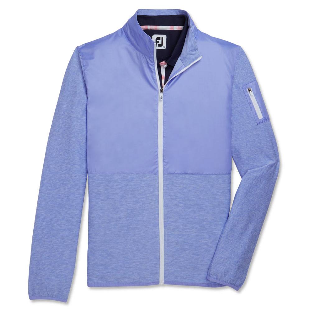 FootJoy Full-Zip Spacedye Mid Layer Golf Jacket Violet - FW23 Women