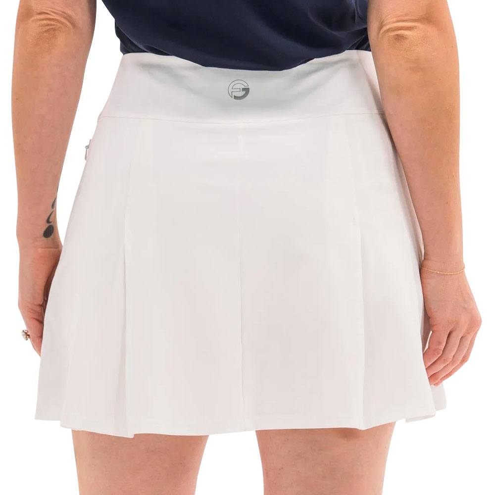 Foray Golf Pleated Golf Skirt White - 23 Women