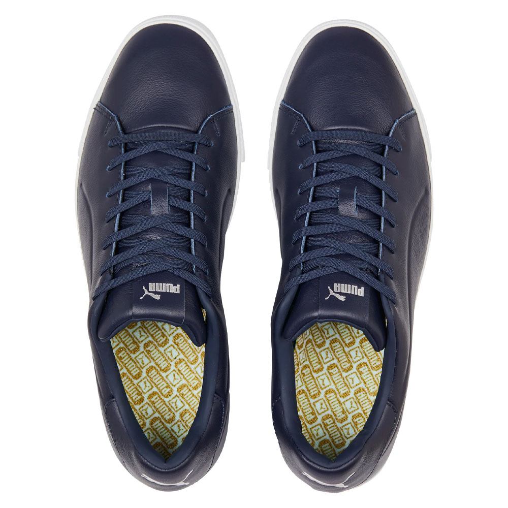 Puma Fusion Classic Spikeless Golf Shoes 8.5 Navy Blazer Navy Blazer