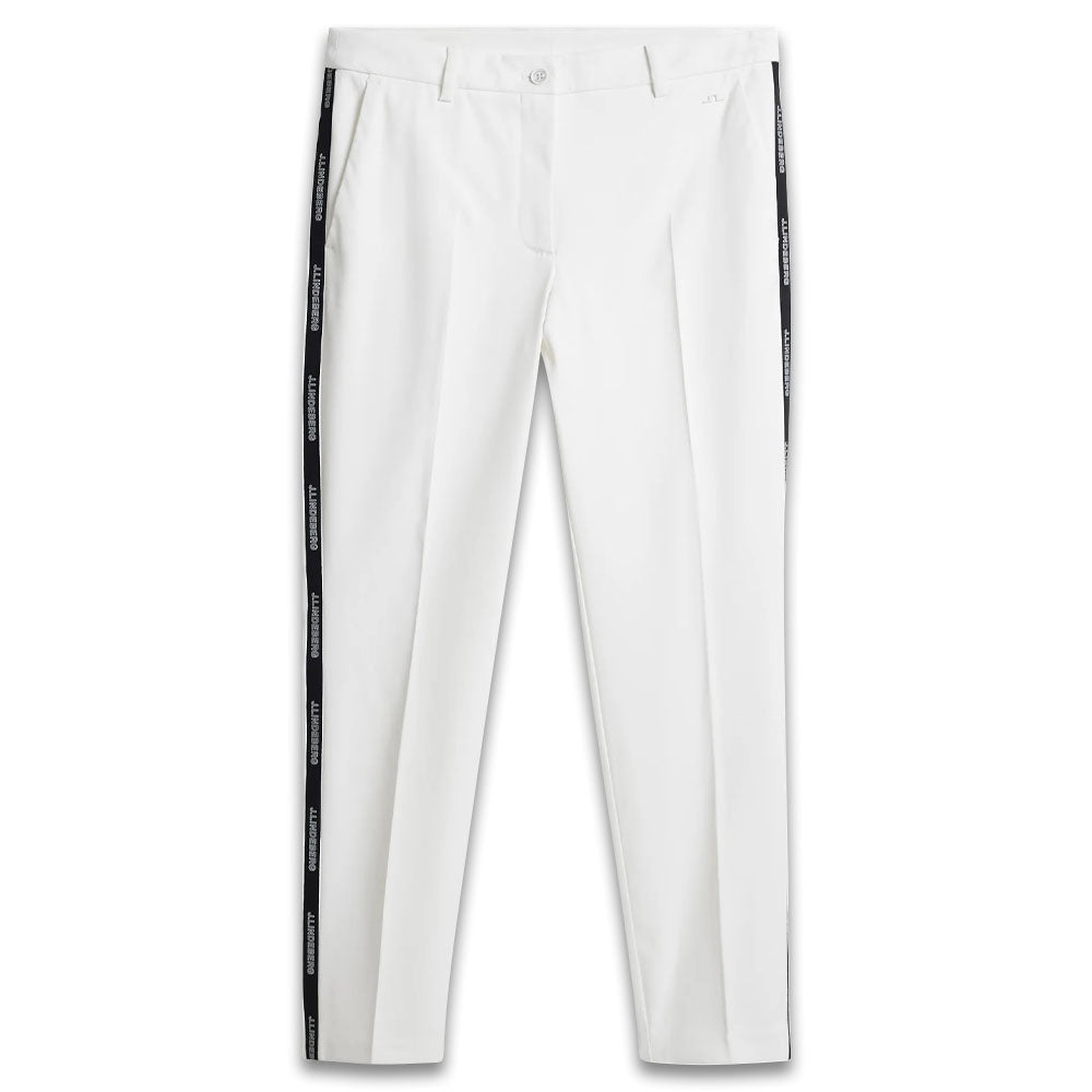 J.Lindeberg Meghan Side Stripe Golf Pants White - SS24 Women