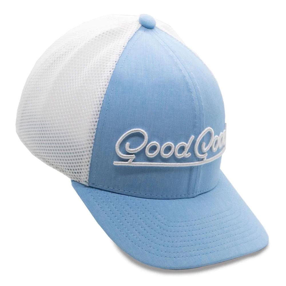 GoodGood Golf Birdie Blue Trucker Golf Cap 2024