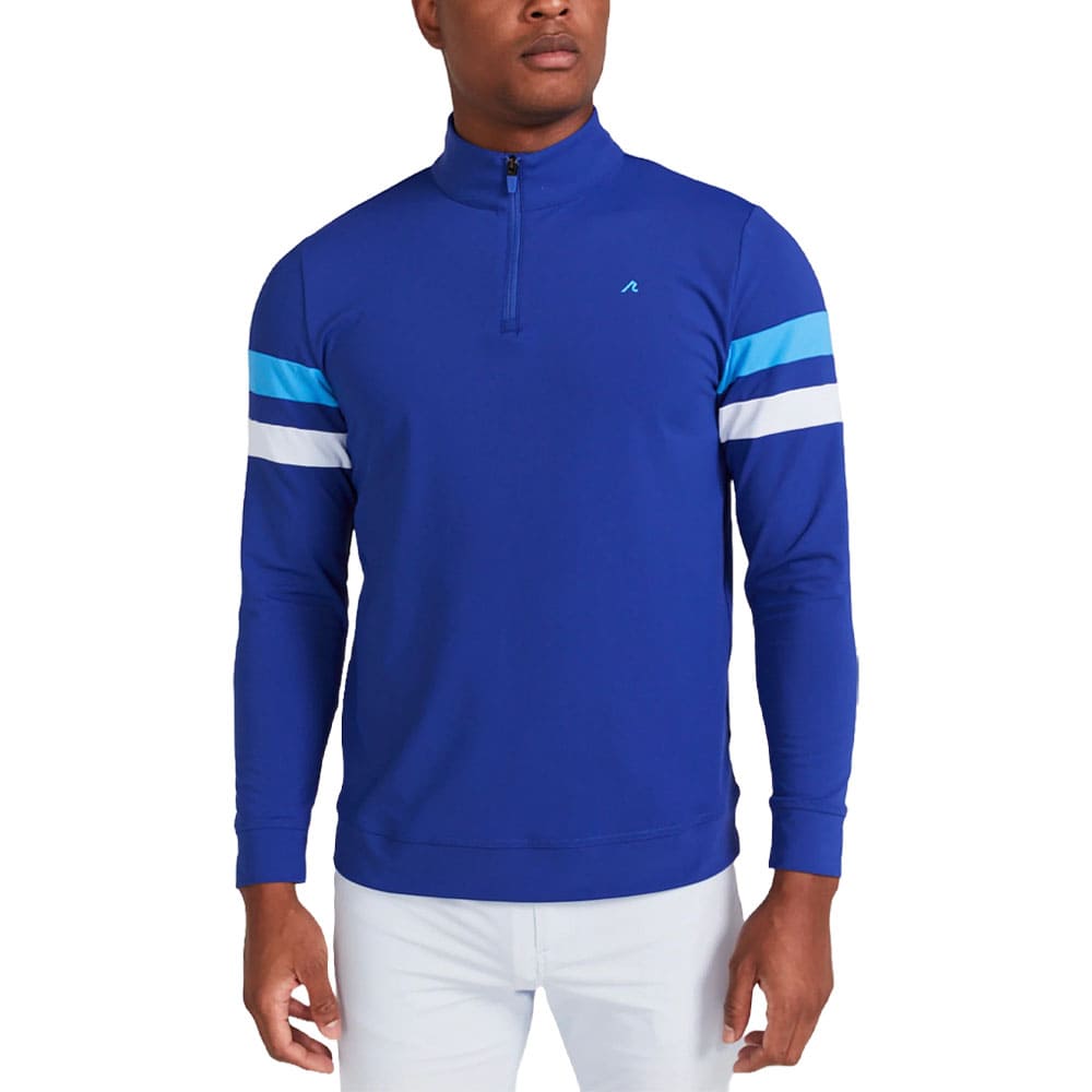 Redvanly Wilson 1/4 Zip Golf Pullover Mazarine Blue - SS24 Men