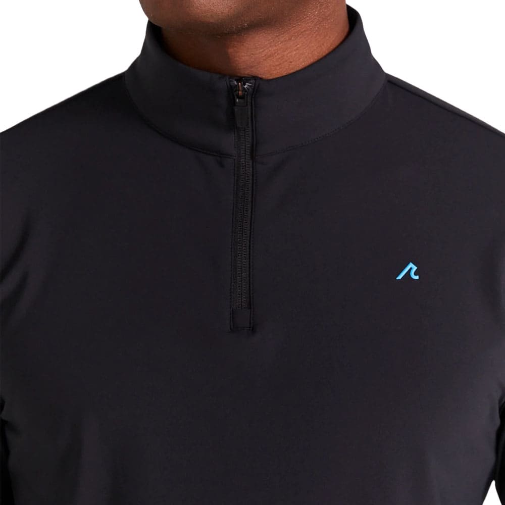 Redvanly Hayden Quarter Zip Golf Pullover Tuxedo - SS24 Men