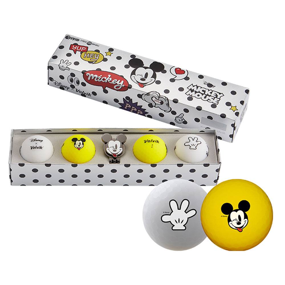 Volvik Disney Friends Gift Set 4-Balls w/Ball Marker 2024