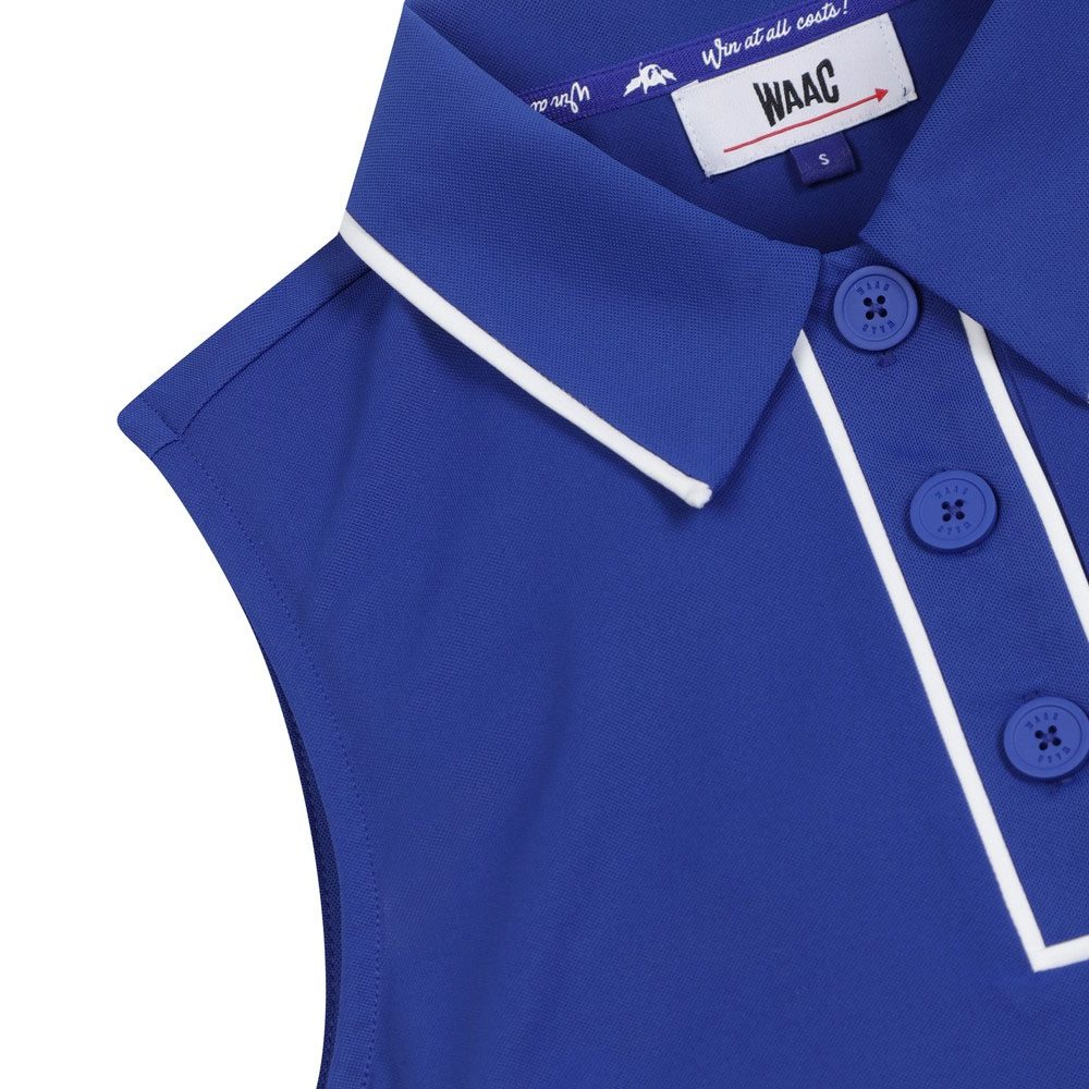 WAAC Tipping Sleeveless Pique Golf Polo 2024 Women