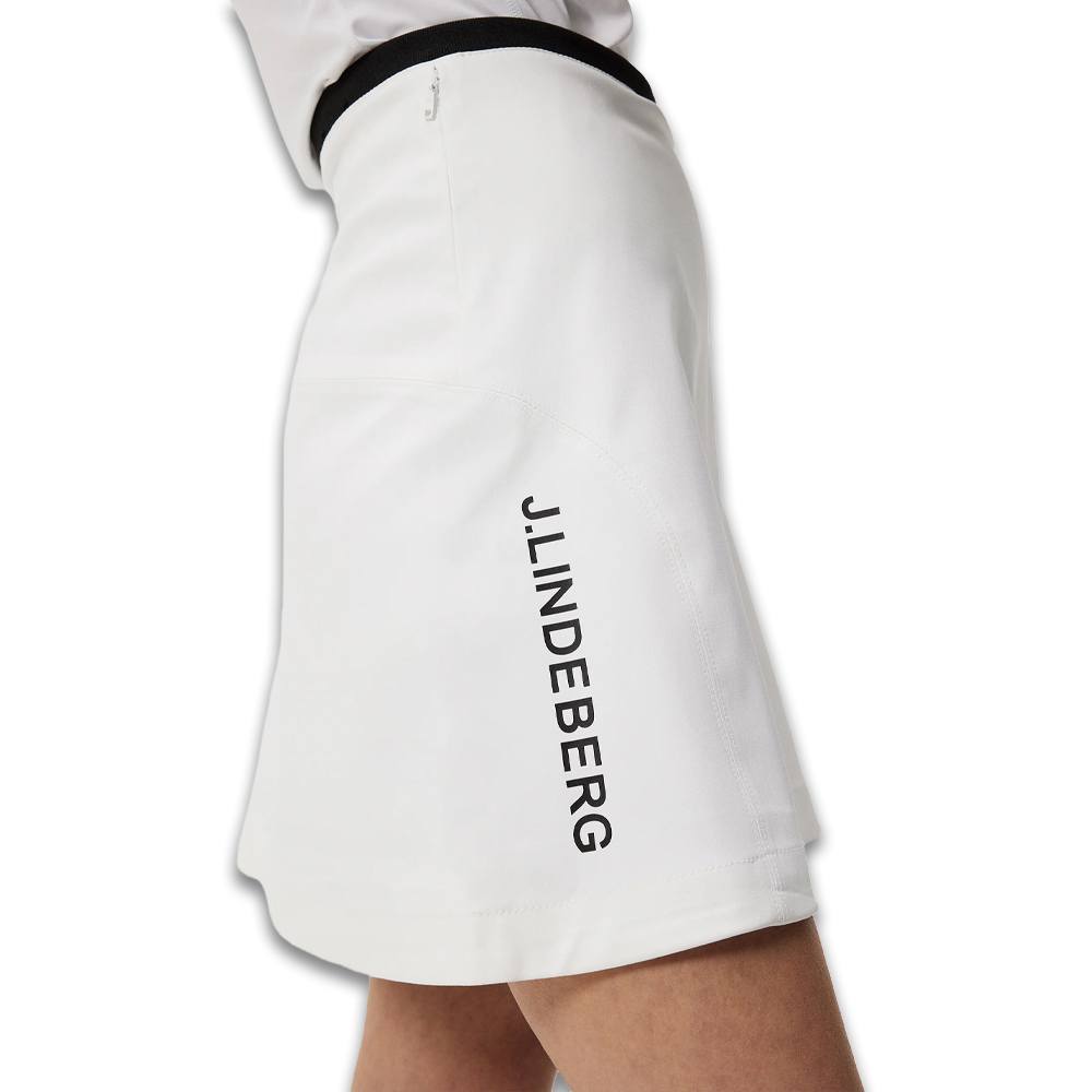 J.Lindeberg Themba Golf Skirt White - SS24 Women