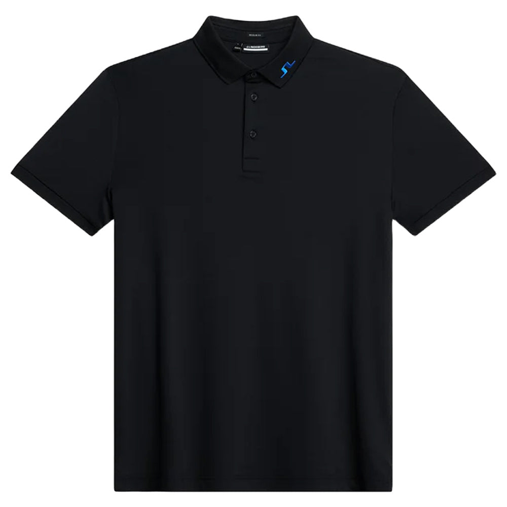 J.Lindeberg KV Regular Fit Golf Polo Black - 24