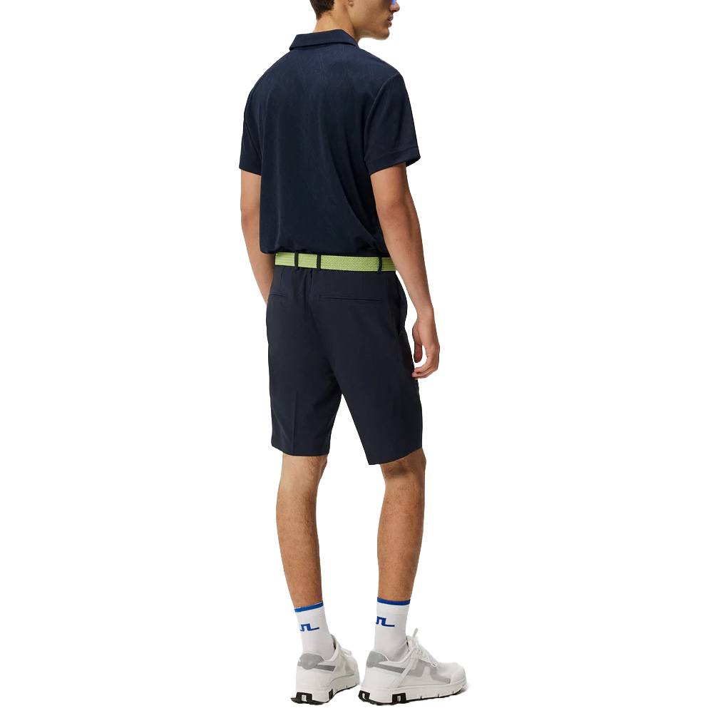 J.Lindeberg Halto Regular Fit Golf Polo Geo JL Navy - 24