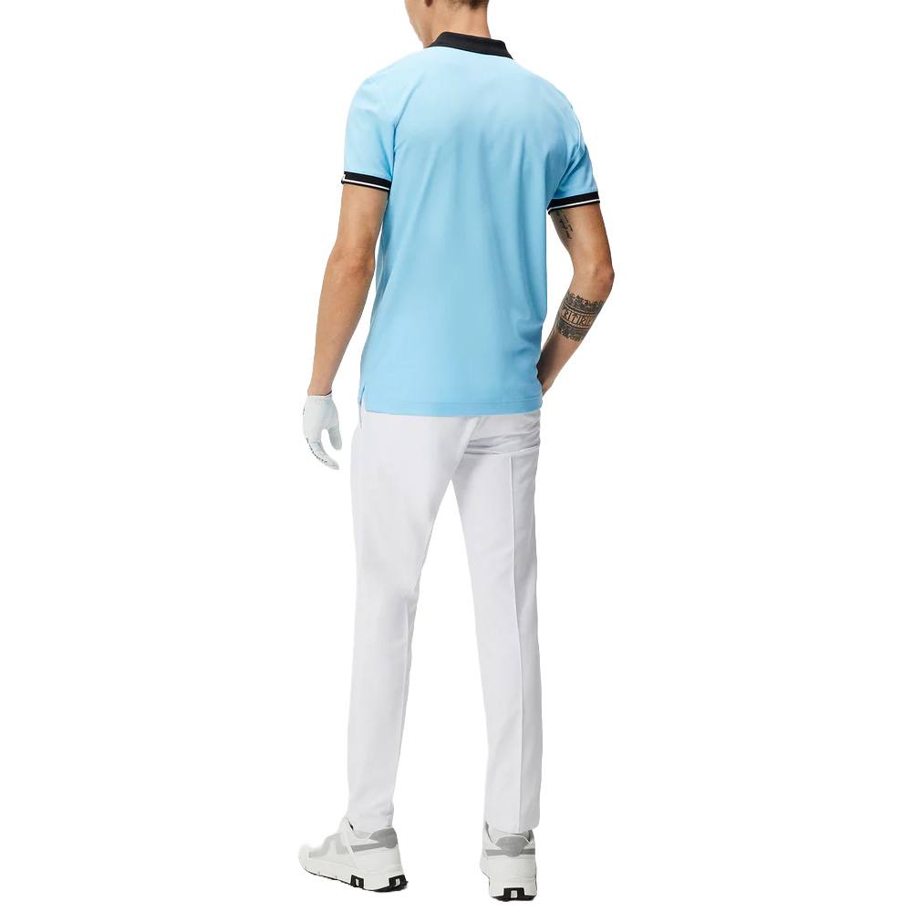 J.Lindeberg Bay Slim Golf Polo Baltic Sea - 24