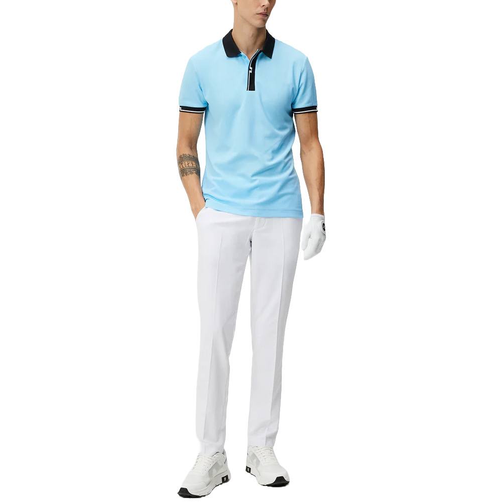 J.Lindeberg Bay Slim Golf Polo Baltic Sea - 24