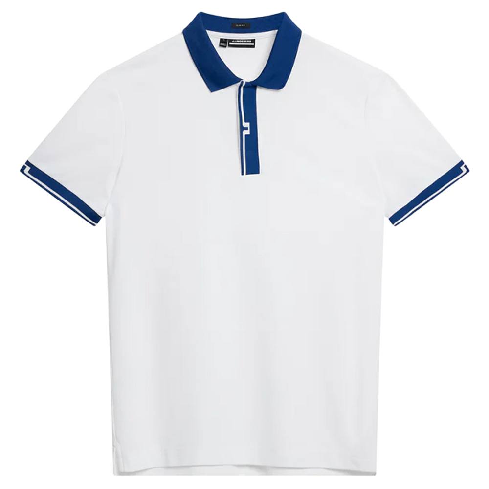 J.Lindeberg Bay Slim Golf Polo White - 24