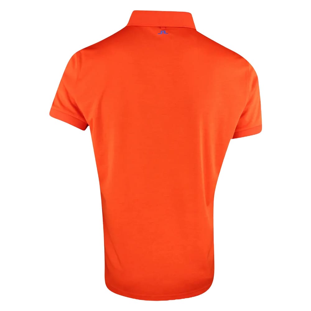 J.Lindeberg Tour Tech Slim Fit Golf Polo Tangerine Tango - 24