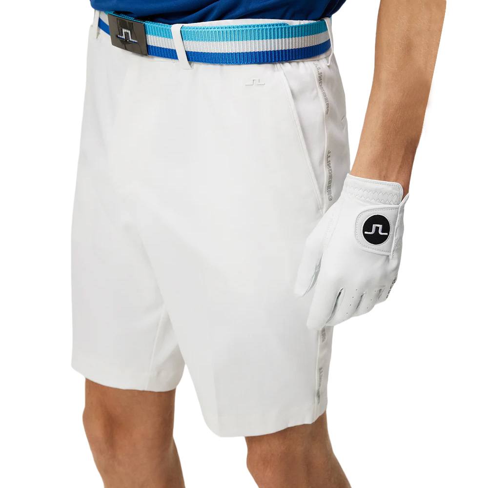 J.Lindeberg Stuart Stripe Golf Shorts White - 24