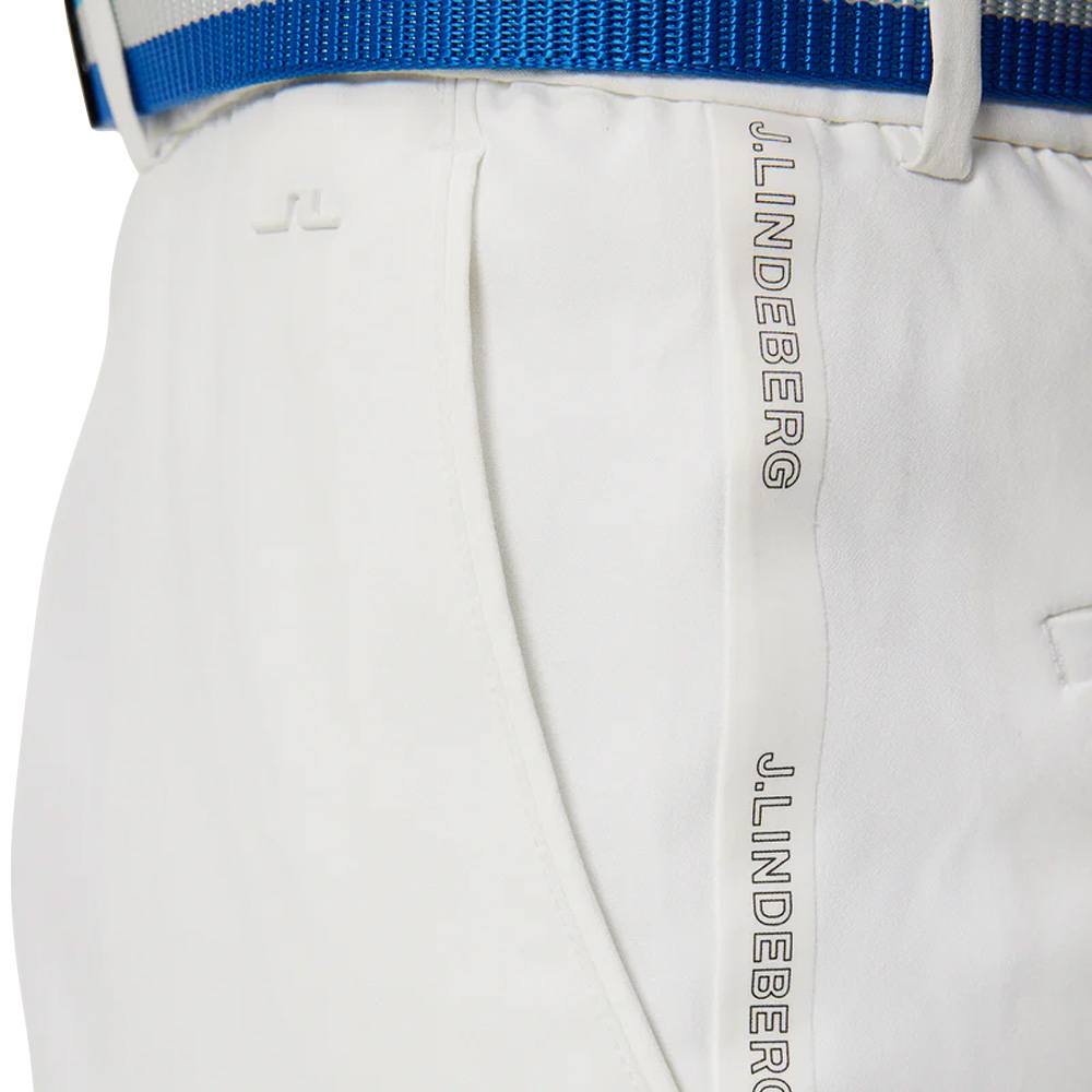 J.Lindeberg Stuart Stripe Golf Shorts White - 24