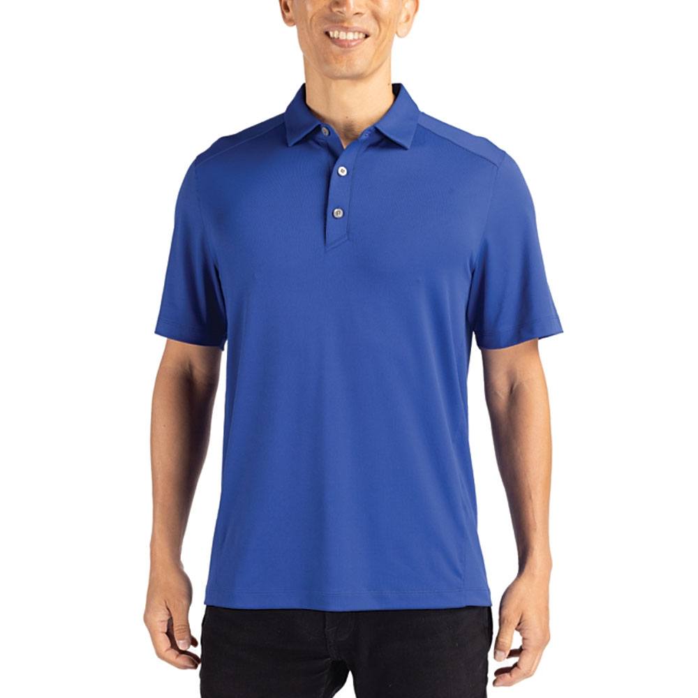 Cutter and Buck LA Dodgers Cooperstown Forge Eco Stretch Recycled Golf Polo 2024