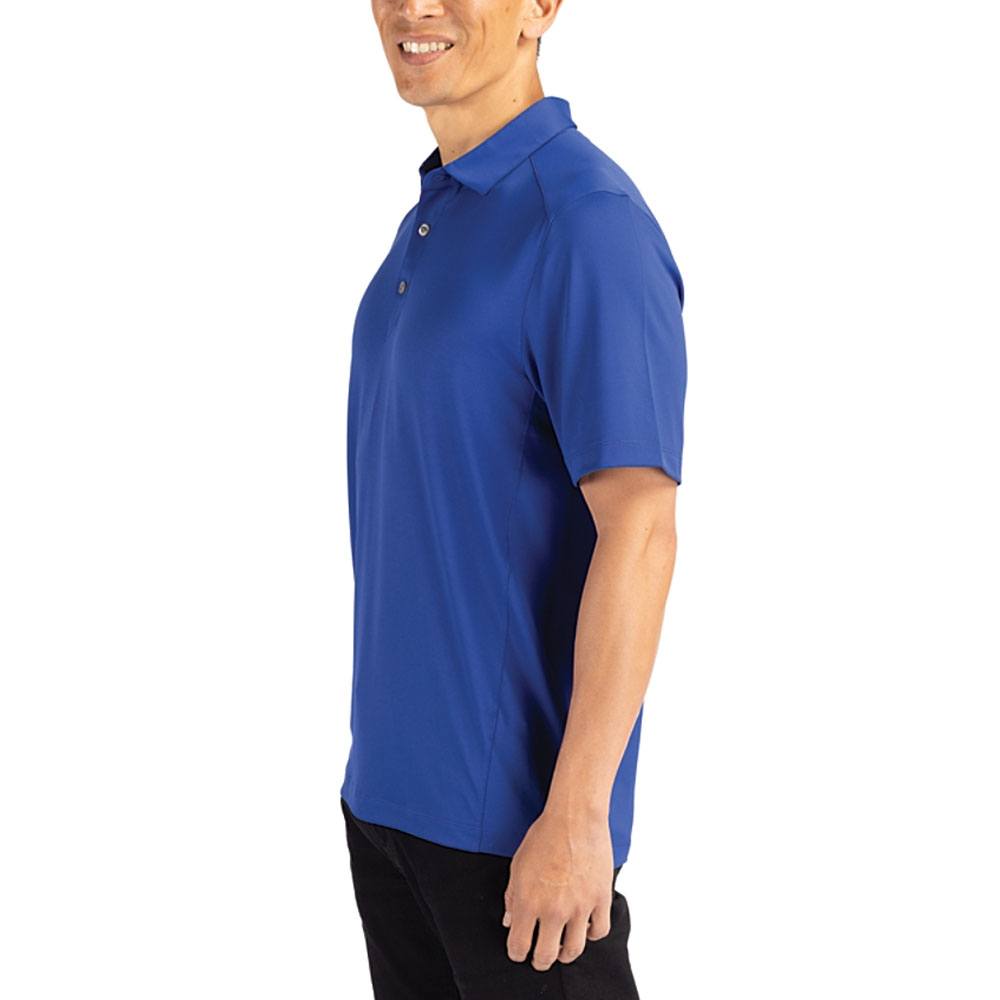 Cutter and Buck LA Dodgers Cooperstown Forge Eco Stretch Recycled Golf Polo 2024