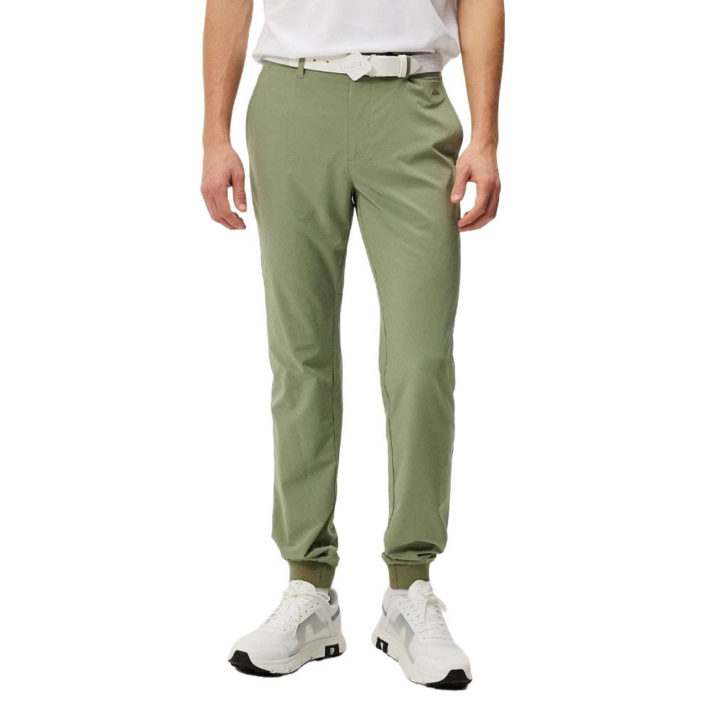 J.Lindeberg Cuff Jogger Golf Pants Oil Green - 24