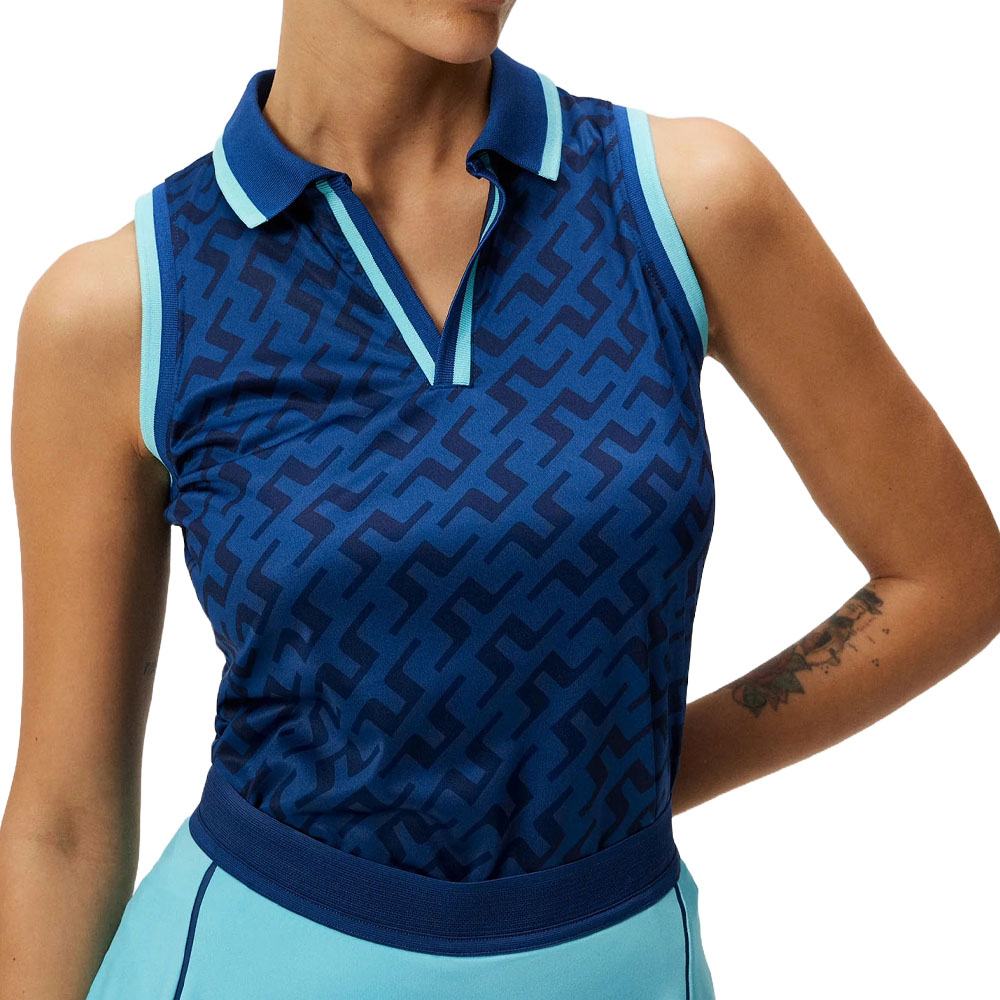 J.Lindeberg Sadie Sleeveless Top Golf Polo 2024 Women